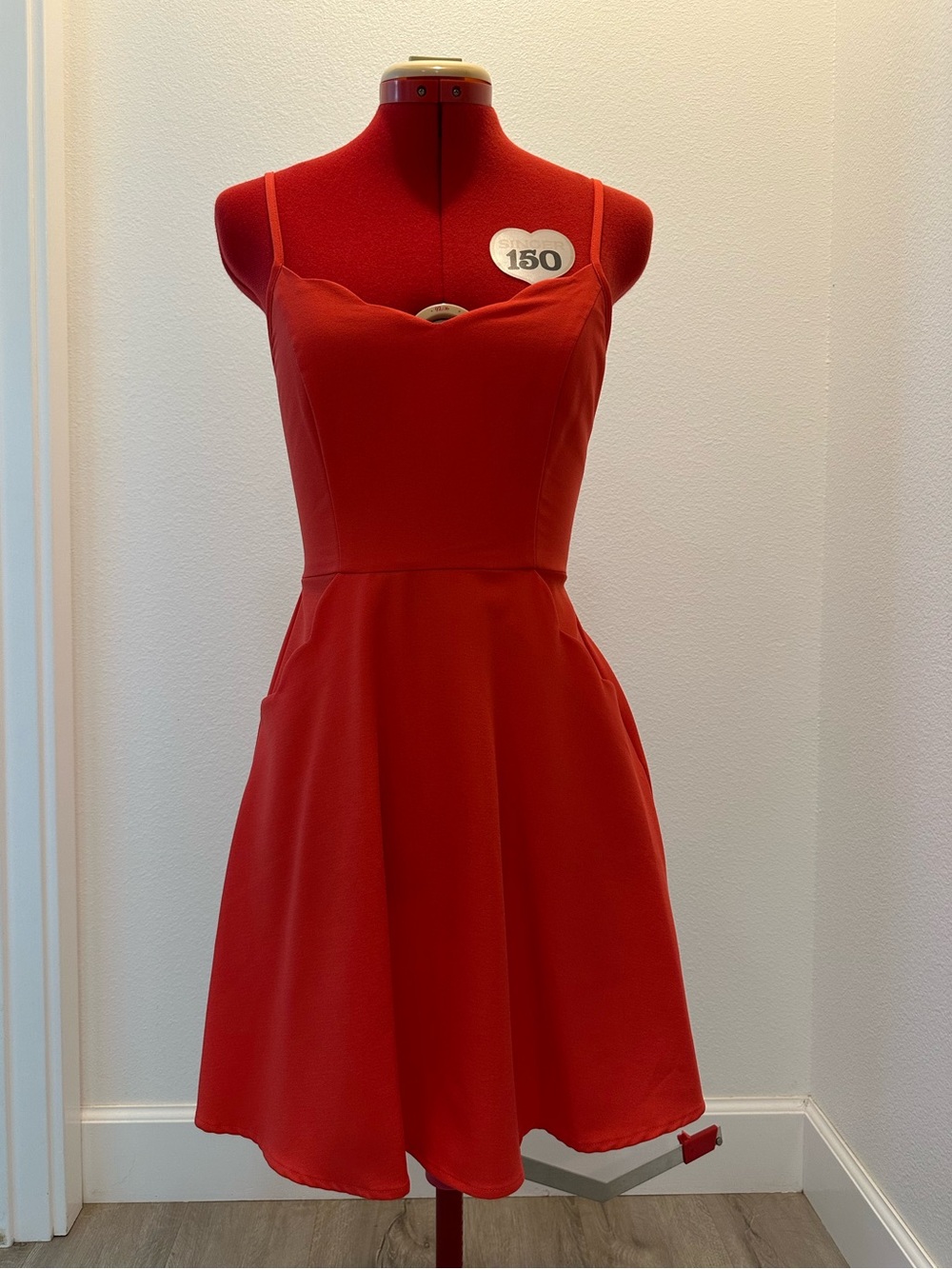 Market & Spruce - Spaghetti-Strap Fit & Flare Dress - Women's Size Extra Small